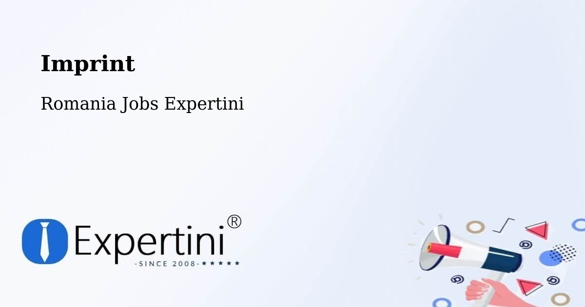 Imprint – Grădini - Romania Jobs Expertini